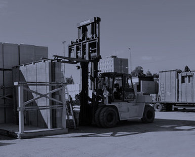 výroba, cihlové stěny, nakládka