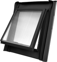 Střešní okno Rota kovové 600 × 600 mm černé