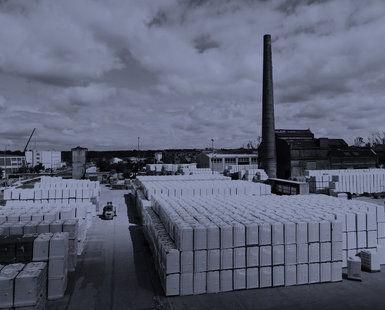 výrobní závod, pálené cihly 