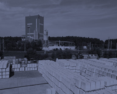 výrobní závod, suché maltové směsi